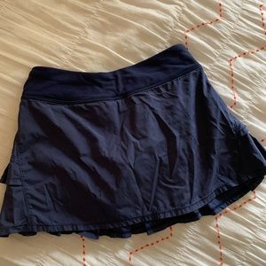 Navy Ivivva Set The Pace Skirt